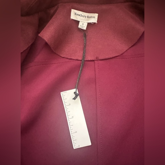 Newbury Knutson Moto Jacket in Raspberry Red size Small - Picture 9 of 13